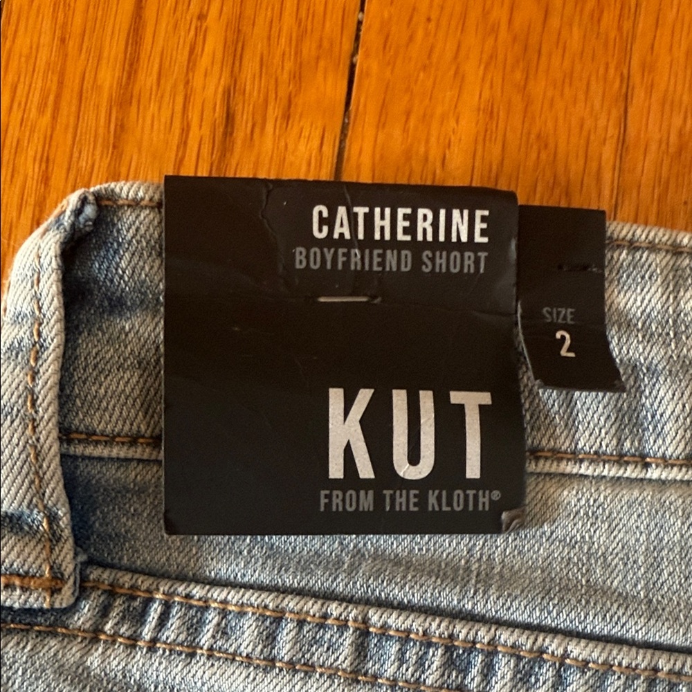 Kut from the Kloth Light Blue Jean Shorts - Picture 5 of 5